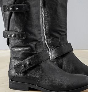 Eileen Fisher moto boot